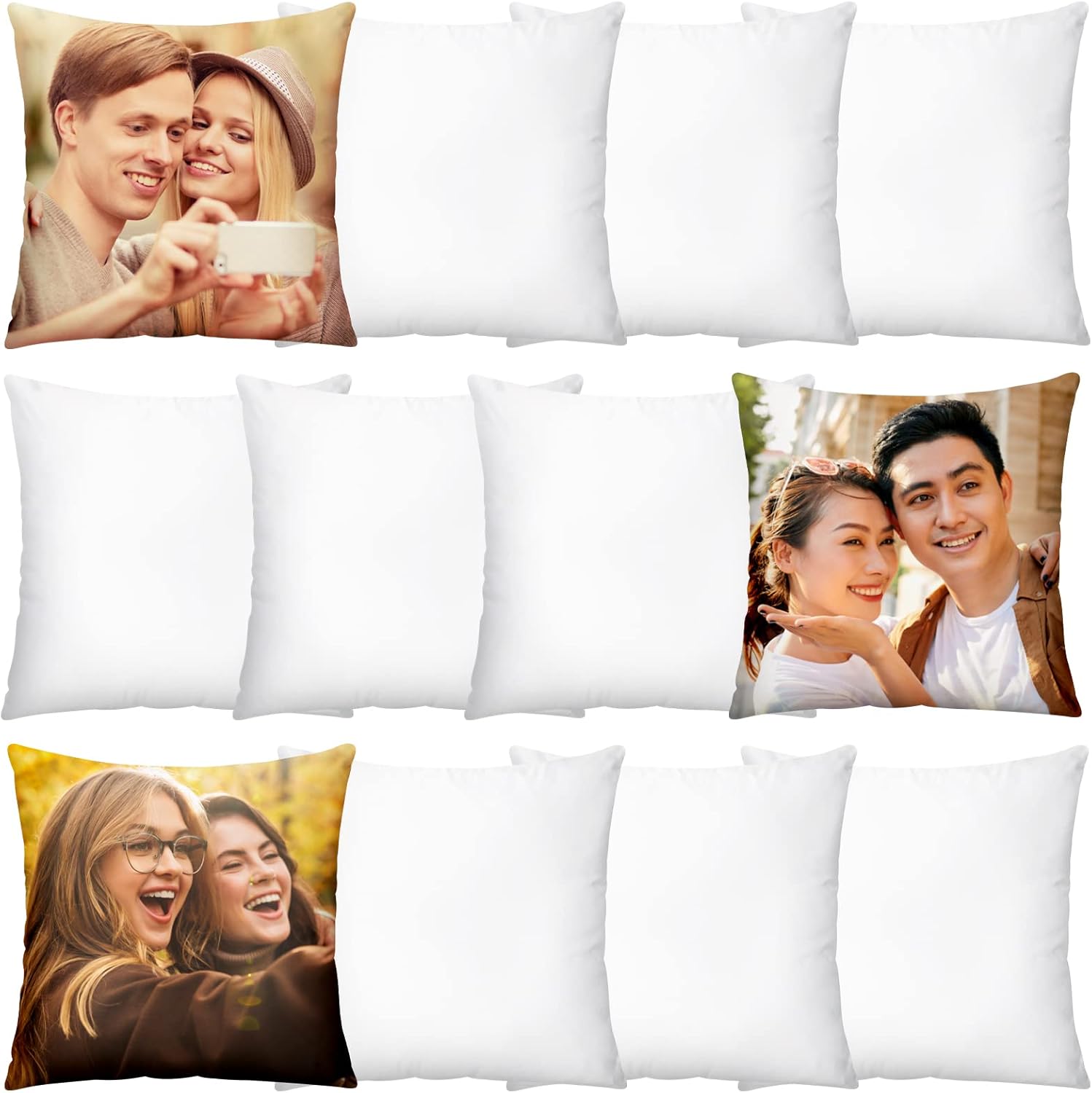Pillow Cover Sublimation - 20개입, 승화 프린팅용 베이스 쿠션 커버,