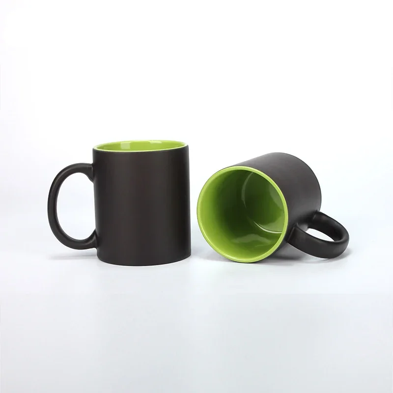 DIY 사진 블랙 머그잔 매직 색상 변경 머그잔, 차  - Sublimation Mug White 리뷰 및 가격