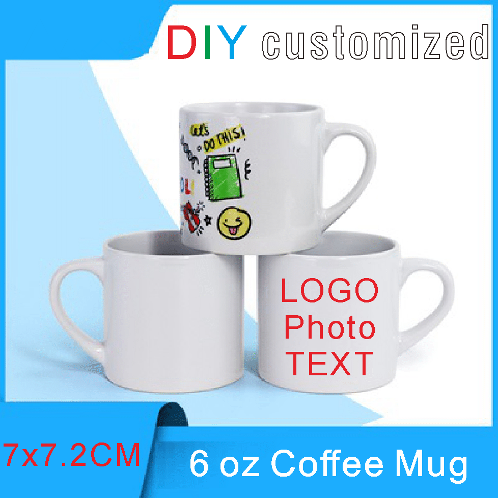 작은 커피 머그잔 DIY 로고 사진 텍스트 사용자 정의 - Sublimation Mug White 리뷰 및 가격