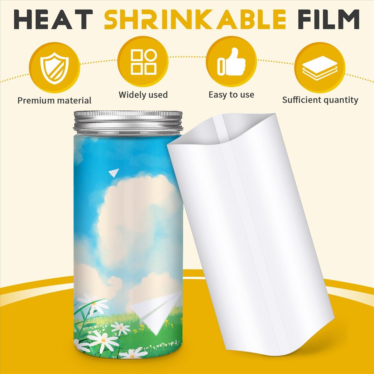 ✼ 70개입 승화 인쇄용 수축 필름, 5x10인치 열전 - Sublimation Mug White 리뷰 및 가격