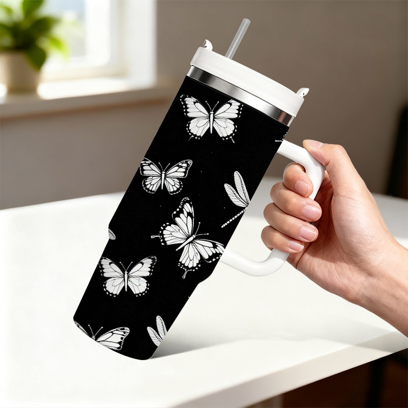 40온스 스테인리스 스틸 이중벽 보온 텀블러(손잡이와  - Sublimation Mug White 리뷰 및 가격