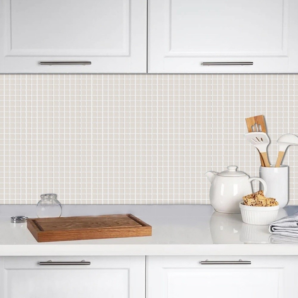 자가 접착 벽 타일 스티커 방수 세라믹 느낌 주방 백스 - Ceramic Tile Blank 리뷰 및 가격