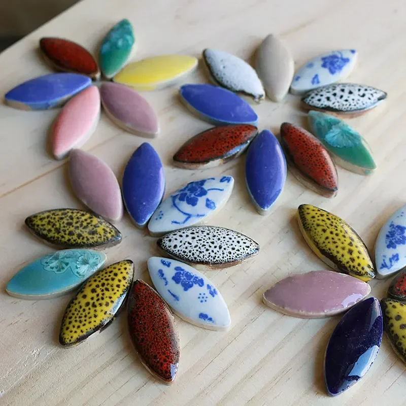 100g 혼합 색상의 불규칙한 모양의 세라믹 모자이크  - Ceramic Tile Blank 리뷰 및 가격