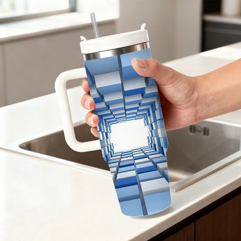 40온스 스테인리스 스틸 이중벽 단열 텀블러, 손잡이와 - Sublimation Mug White 리뷰 및 가격