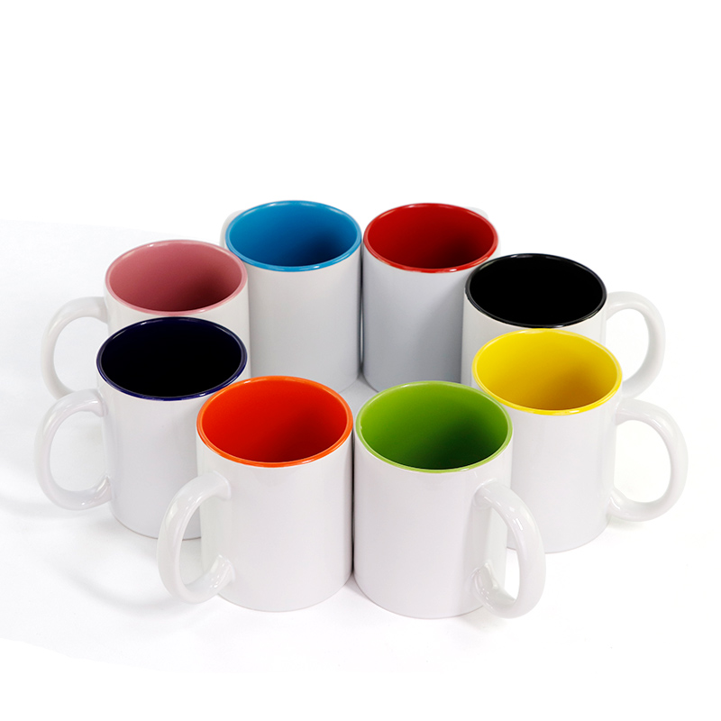 350ML 색상 내부 세라믹 컵 머그잔 DIY 인쇄 사 - Sublimation Mug White 리뷰 및 가격